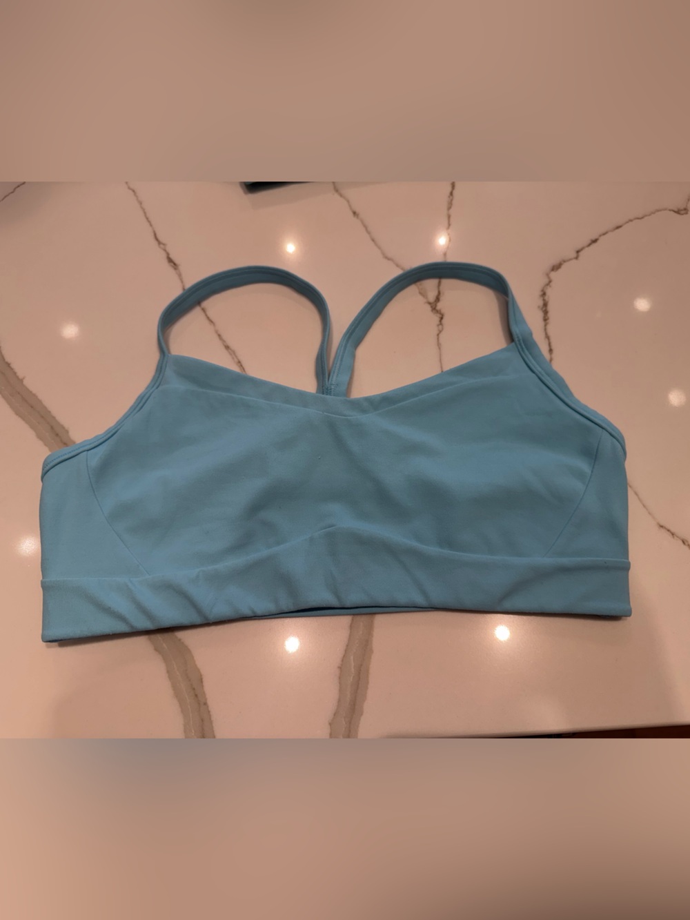 Athleta Vital Sports Bra A-C Light Blue - Size S